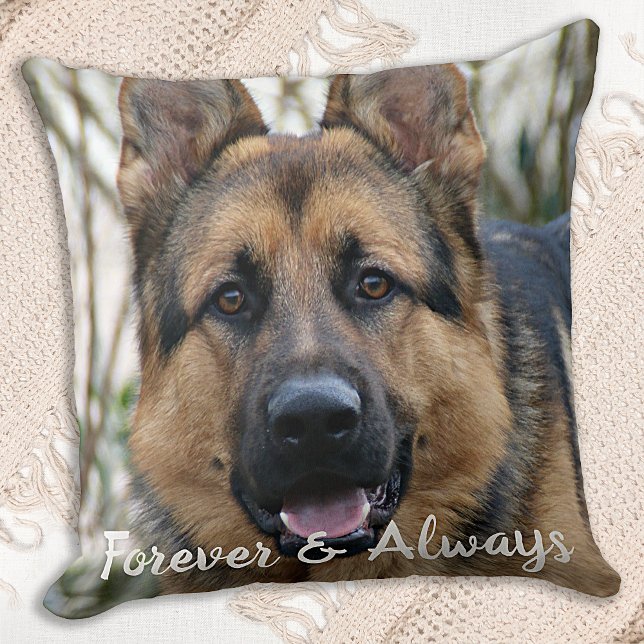 Pet Memorial Custom Dog Photo Pet Loss Cushion (Creator Uploaded)