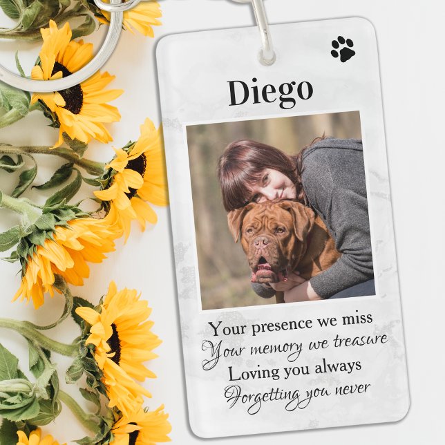 Pet Memorial Dog Loss Photo Key Ring (Creator Uploaded)