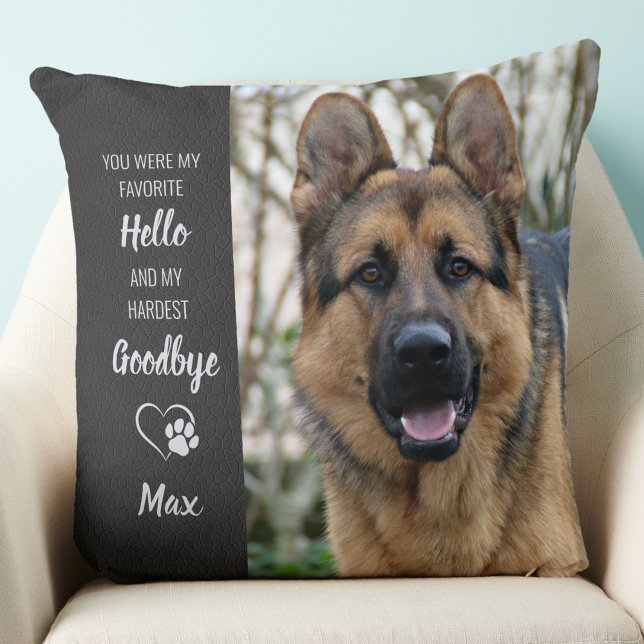 Pet Memorial - Dog Lover Gift - Custom Pet Loss Cushion (Creator Uploaded)
