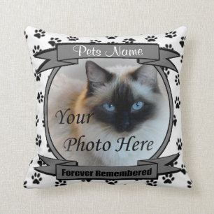 Pet Memorial - Forever Remembered Keepsake Cushion