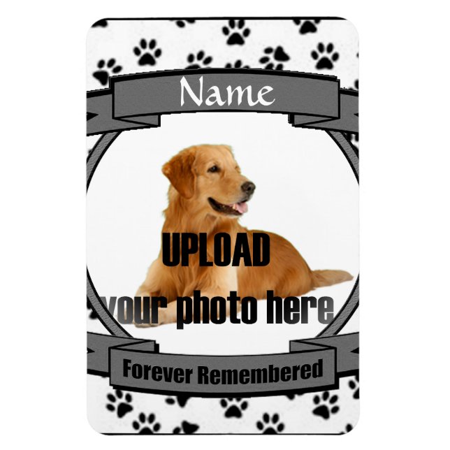 Pet Memorial -Forever Remembered Magnet (Vertical)