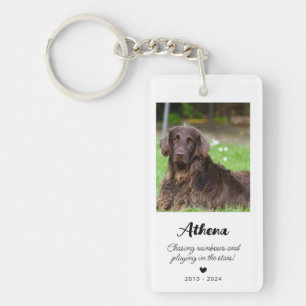 Pet Memorial Gift In Loving Memory Key Ring