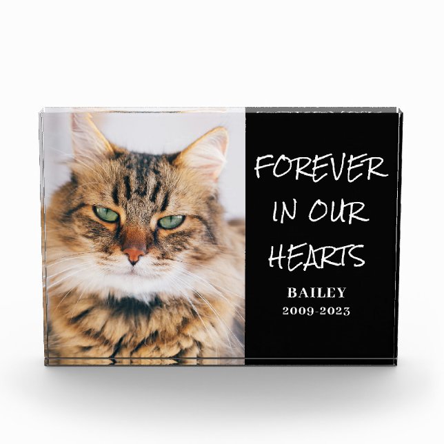Pet Memorial Horizontal Block Photoblock (Front)