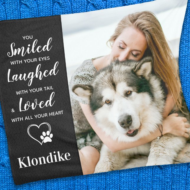 Pet Memorial Keepsake Photo Fleece Blanket (Creator Uploaded)