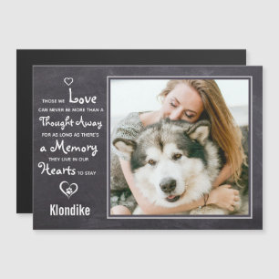 Pet Memorial Keepsake Photo Magnet