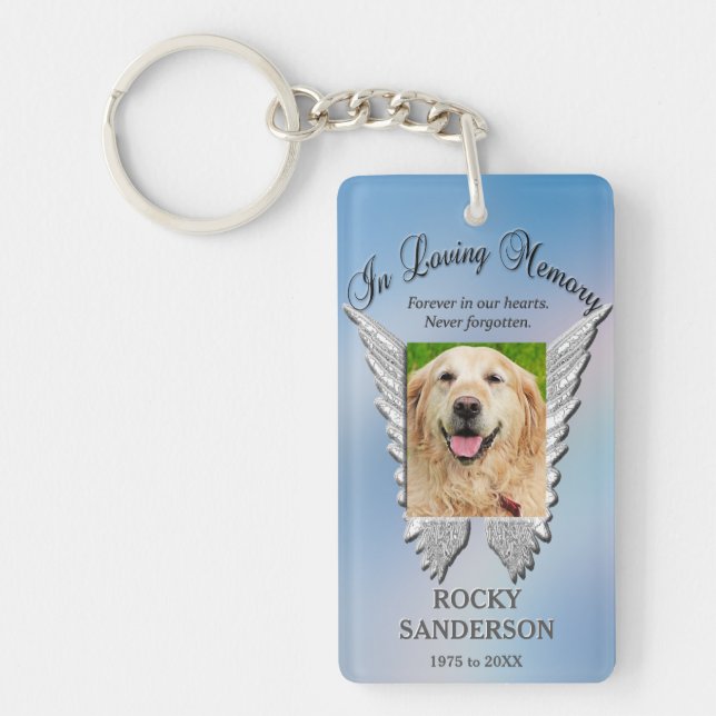 Pet Memorial Key Ring (Front)