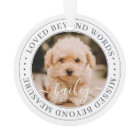 Pet Memorial Loved Beyond Words Elegant Chic Photo