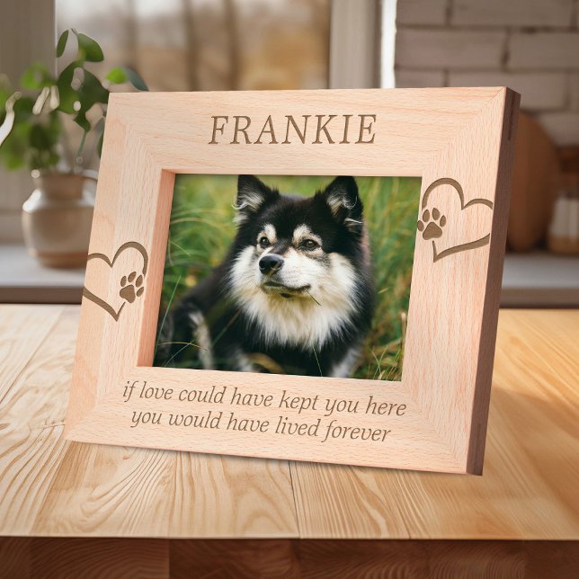 Pet Memorial Loved Forever Etched Frames (Creator Uploaded)