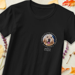 Pet Memorial Loving Memory Personalised Dog Photo T-Shirt