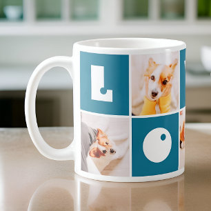 Pet Memorial Modern Remembrance Photos Keepsake Coffee Mug