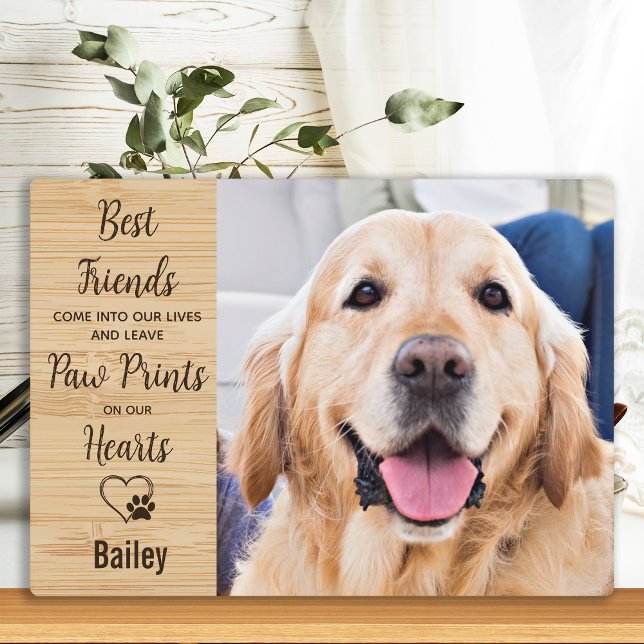 Pet Memorial Personalised Dog Photo Plaque (Creator Uploaded)