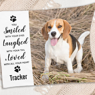 Pet Memorial Personalised Photo Fleece Blanket