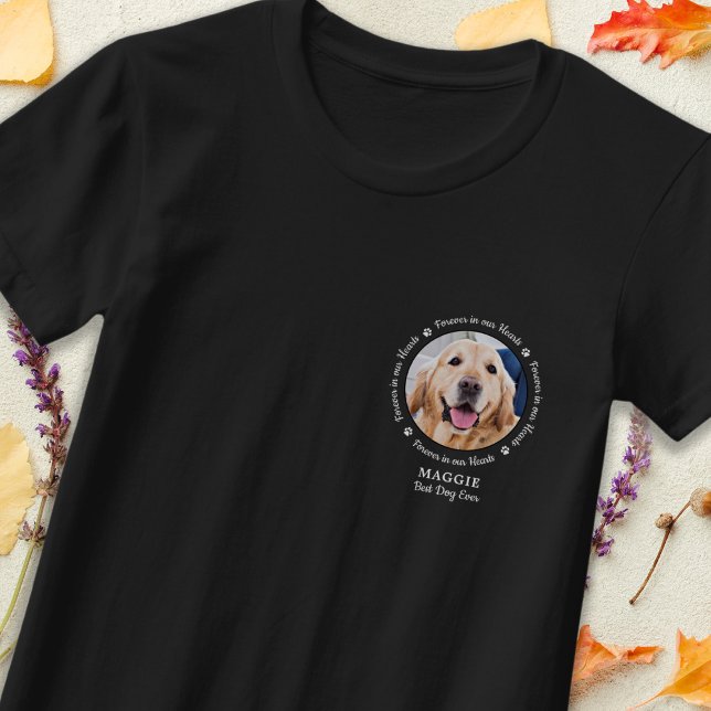 Pet Memorial Pet Loss Gift Personalised Photo T-Shirt (Creator Uploaded)