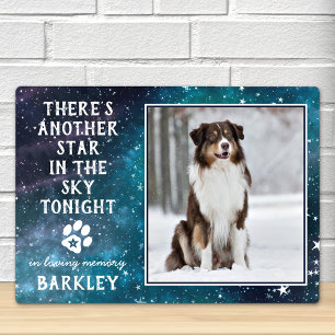 Pet Memorial Pet Loss Keepsake Dog Photo Plaque