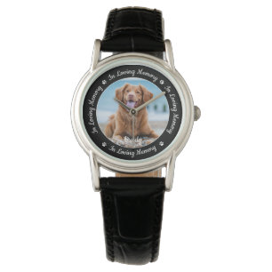 Pet Memorial Pet Loss Personalised Dog Photo Watch