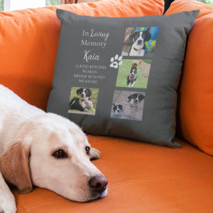 Pet Memorial Photo Keepsake Personalised Cushion