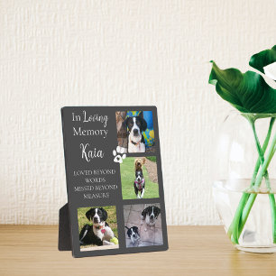 Pet Memorial Photo Keepsake Personalised Plaque