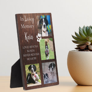 Pet Memorial Photo Keepsake Personalised Plaque