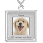 Pet Memorial Photo Necklace