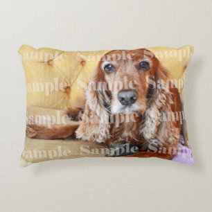 Pet memorial photo PERSONALIZE Decorative Cushion