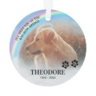Pet Memorial Rainbow Bridge Photo Christmas