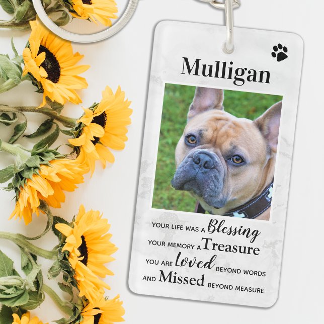 Pet Memorial Remembrance Photo Key Ring (Creator Uploaded)