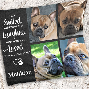 Pet Memorial Remembrance Poem Personalised Dog Fleece Blanket