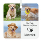 Pet Memorial Sympathy Personalised 3 Photo Collage