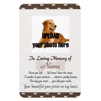Pet Memorial -Your Beautifu Paw Prints on My Heart Magnet