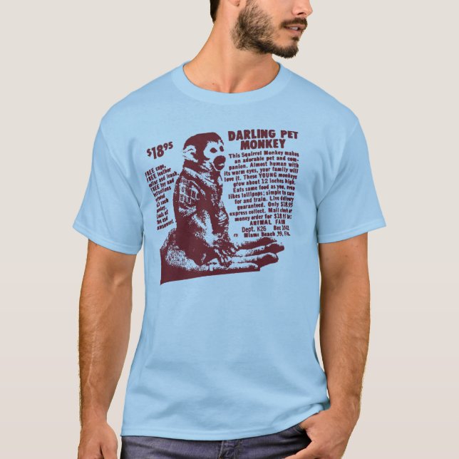 Pet Monkey T-Shirt (Front)