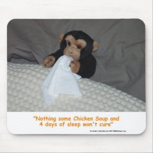 Pet Monkey with a Bad Cold Mouse Mat