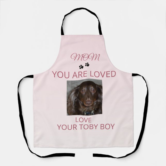Pet Mum Loved Photo Apron (Front)