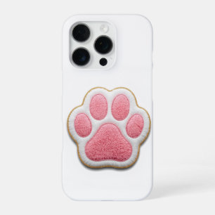 Pet Mum Phone Case Chenille Embroidery Heart Paw