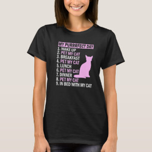 Pet My Cat Cat Mum Dad Crazy Cat Lady Fur Cats 1 T-Shirt