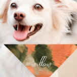 Pet Name Bandanna | Patterned | Vintage | Painting<br><div class="desc">Small or large,  this pet bandanna can be used for dogs or cats. Minimal,  modern,  and customisable with your pet's name OR monogram. 
All text is customisable ↣ just click the ‘Personalise’ button.</div>