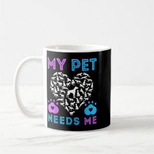 Pet Needs Emotional Support Pets Dog Boy Girl Coffee Mug