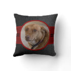 Pet on Plaid Monogrammed