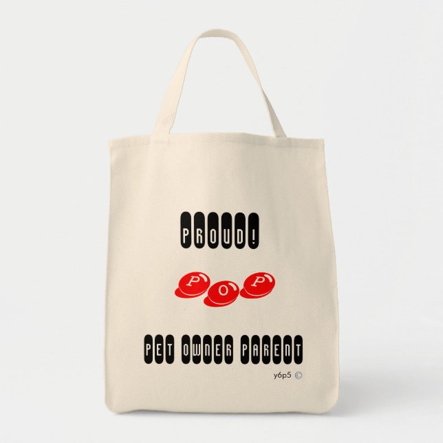 Pet Owner Parent (POP) Tote Bag (Front)