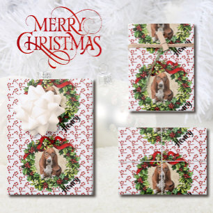 Pet Parent Christmas Photo Dog Wrapping Paper