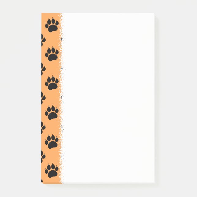 Pet Paw Print  Post-it Notes (Front)