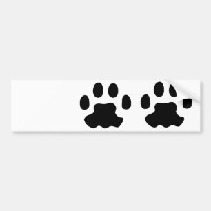 pet paws bumper sticker