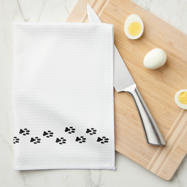Pet Paws Customisable Towels (Quarter Fold)