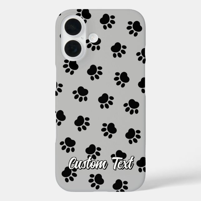 Pet Paws Pattern Case-Mate iPhone Case (Back)
