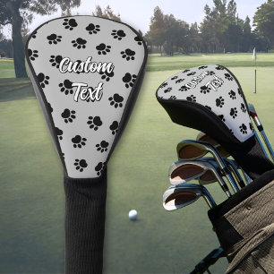Pet Paws Pattern Golf Head Cover