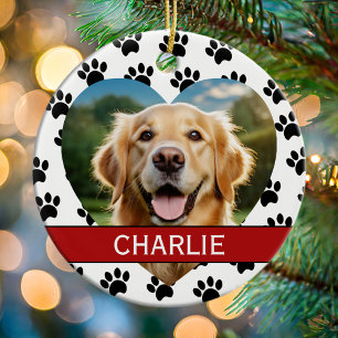 Pet Photo Christmas Ceramic Ornament