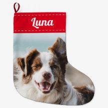 Pet Photo Christmas Stocking