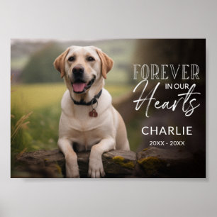 Pet Photo Custom Memorial Poster