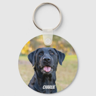 Pet Photo Dog Lover Keepsake Key Ring