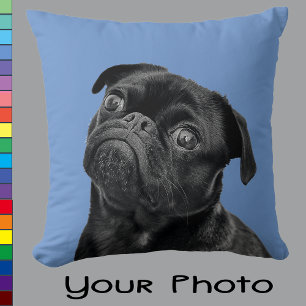 Pet Photo for Dog Lovers Dog Moms Grandma Cushion