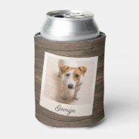 Pet Photo Frame Rustic Wood Personalised